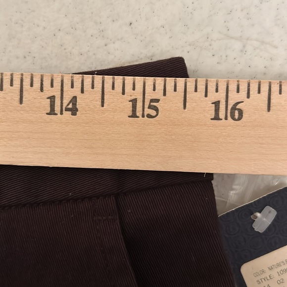 NWT Cherokee Chino Pant Women’s Size 10 Trends Chocolate Brown Straight Casual - Picture 10 of 13
